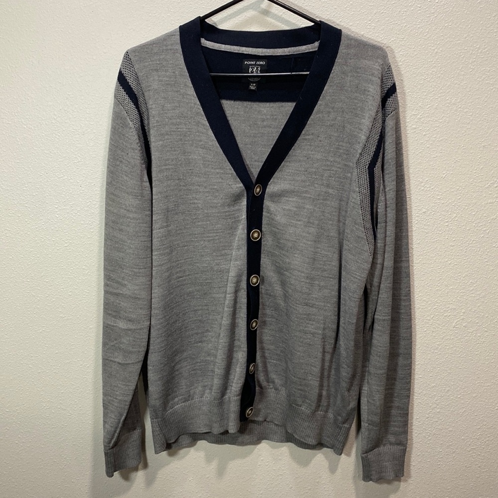 Point‎ zero cardigan merino wool classic